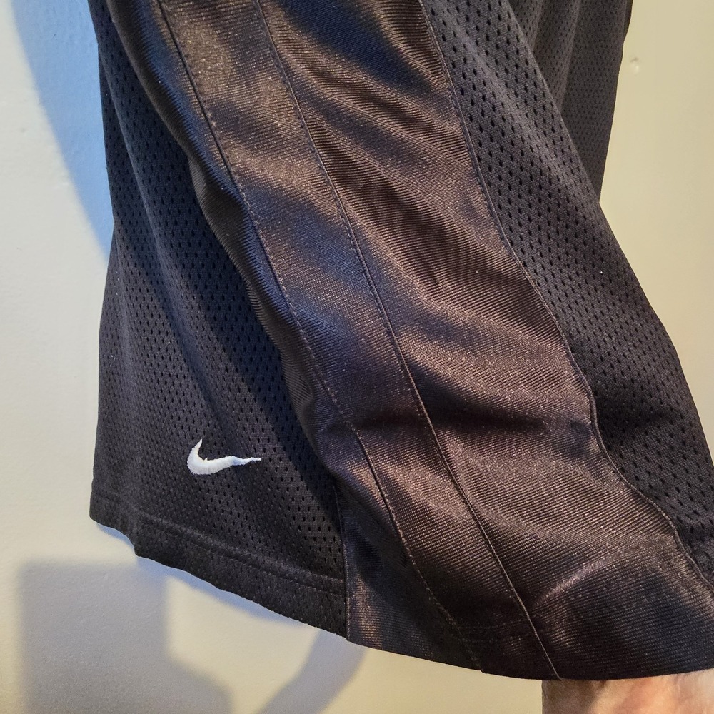 Vintage Nike Basketball Shorts Men's XXL Black Elastic Waist Drawstring Pockets - Picture 15 of 15